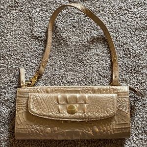 Brahmin gold clutch, shoulder bag